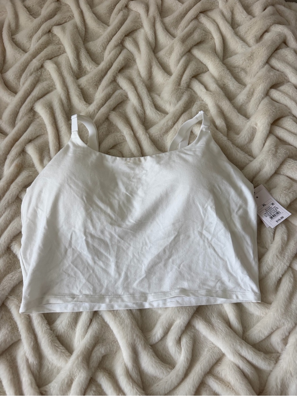 Target White Women's Cropped Camisole Tank